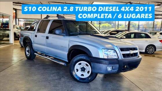 CHEVROLET S10 2.8 COLINA 4X4 CD 12V TURBO ELECTRONIC INTERCOOLER DIESEL 4P MANUAL CHEVROLET S10 2.8 COLINA 4X4 CD 12V TURBO ELECTRONIC INTERCOOLER DIESEL 4P MANUAL